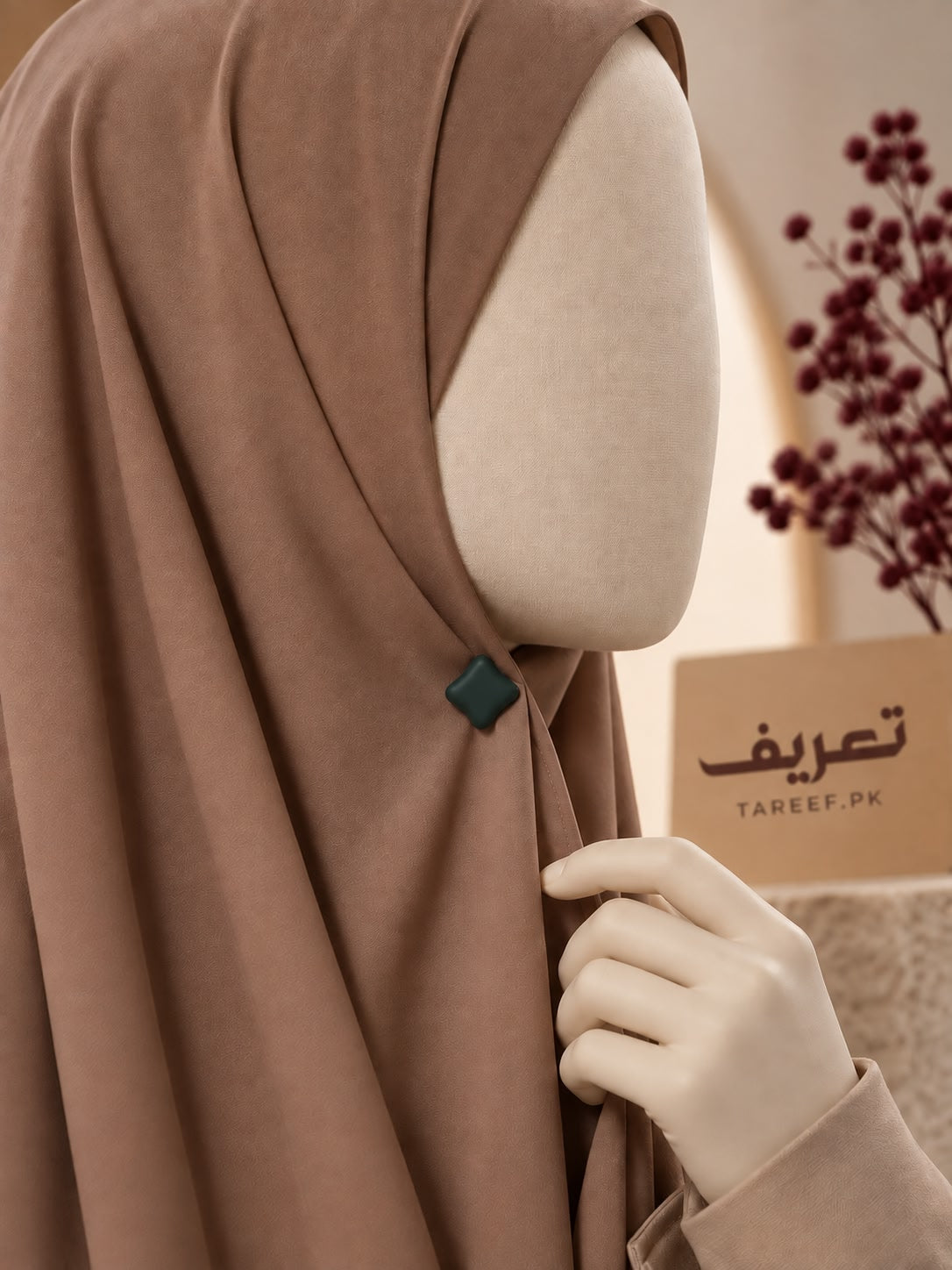 Square Matte Hijab Magnets - Mix Color